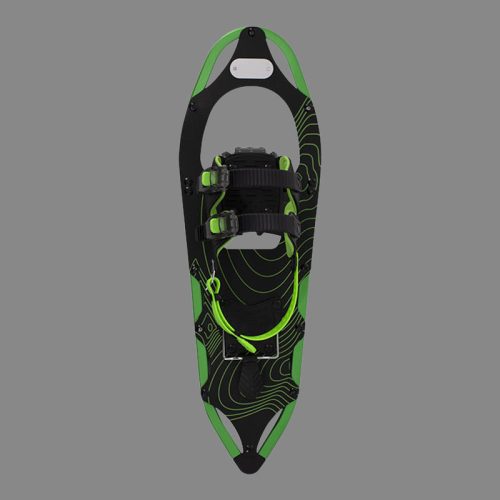 green-black-snowshoes-for-adults-durable-aluminum-snowshoes-for-snow-trails